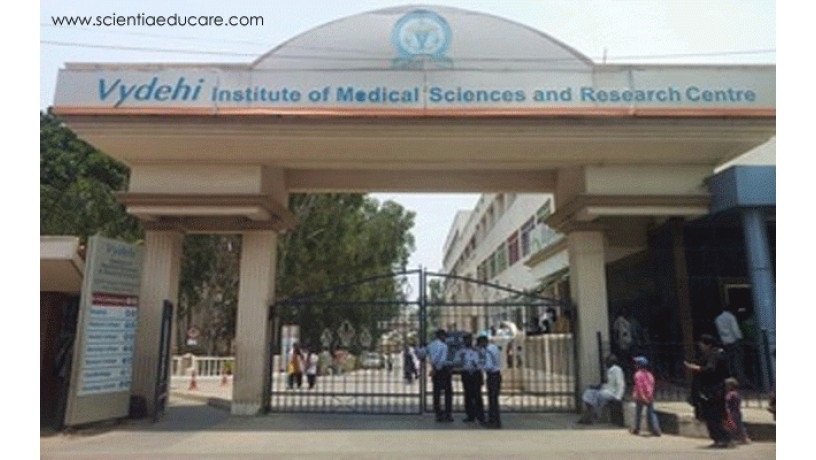  VYDEHI INSTITUTE OF MEDICAL SCIENCES AND RESEARCH CENTRE 